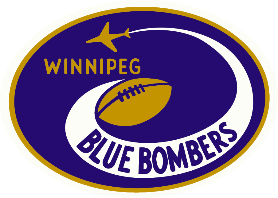 Winnipeg Blue Bombers 1966-1967 Primary Logo vinyl decal